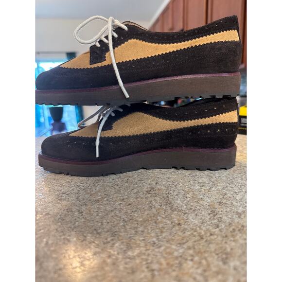 Hush Puppies Hemingway Design Brown Suede Oxford Shoes 7 π€π© - Picture 2 of 11